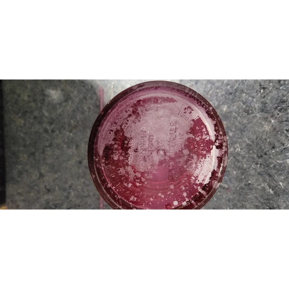 Starbucks    ‎  Ruby Red 24 FL OZ Smooth Tumbler